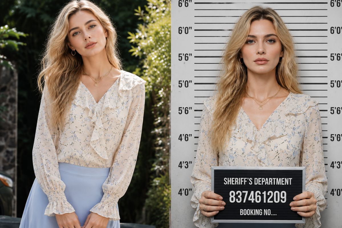 AI Mugshot Generator — Centered Booking-Style Framing