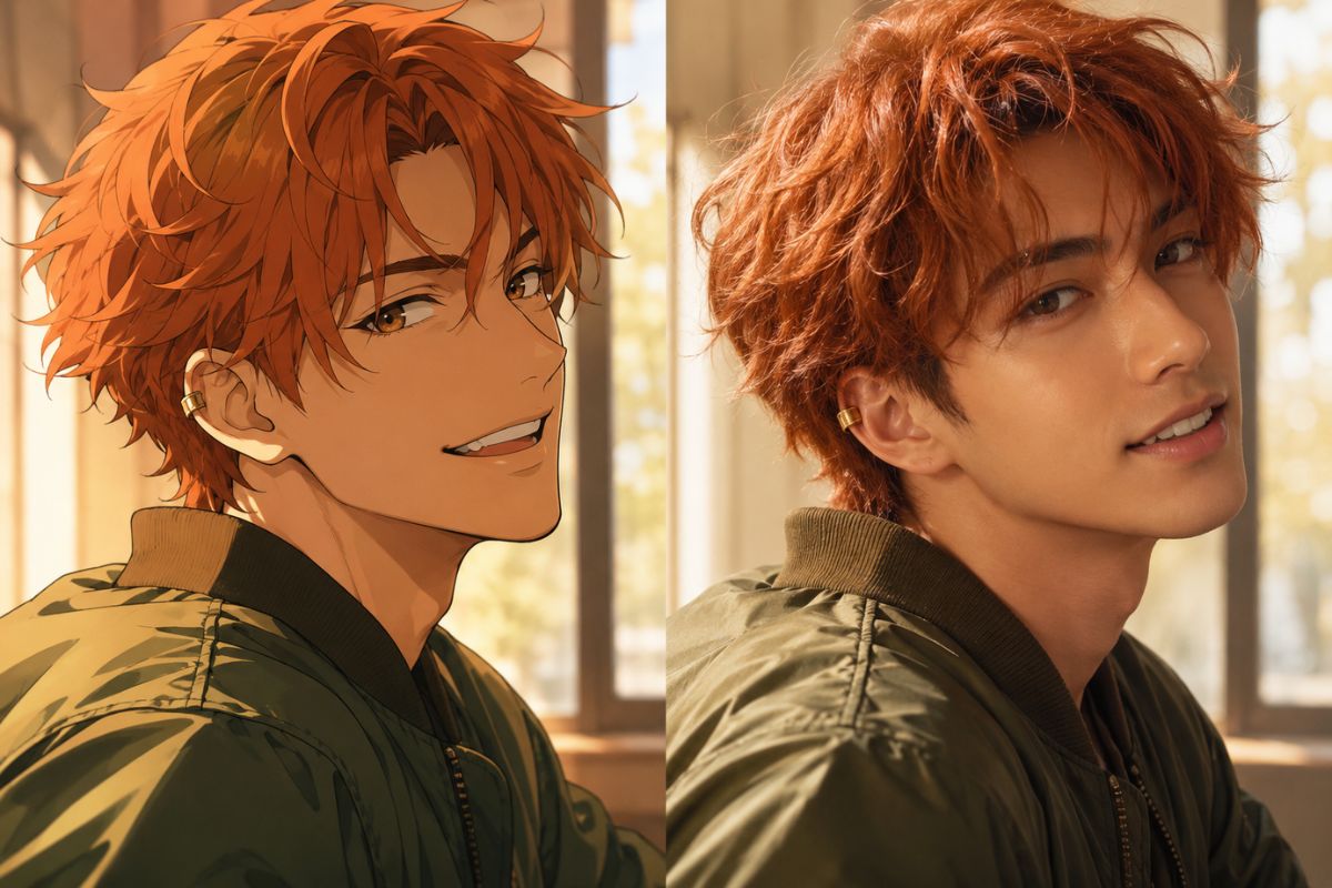 AI anime to real life character detail preservation