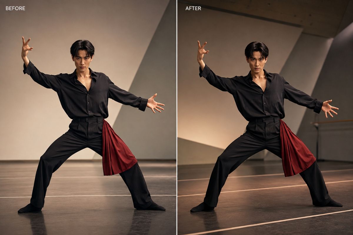 AI Bullet Time — Readable Foreground Depth
