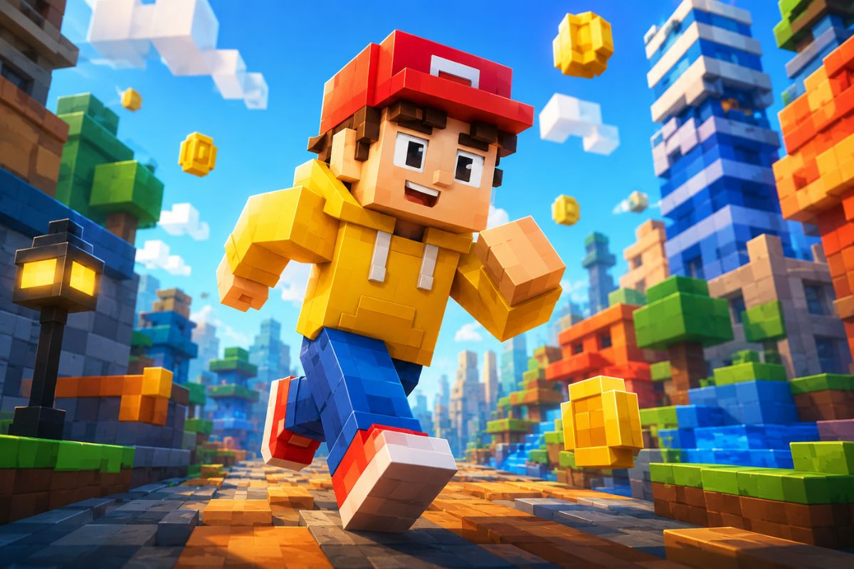 Gerador de Minecraft com IA — Mundos Voxel a Partir de Ideias Simples
