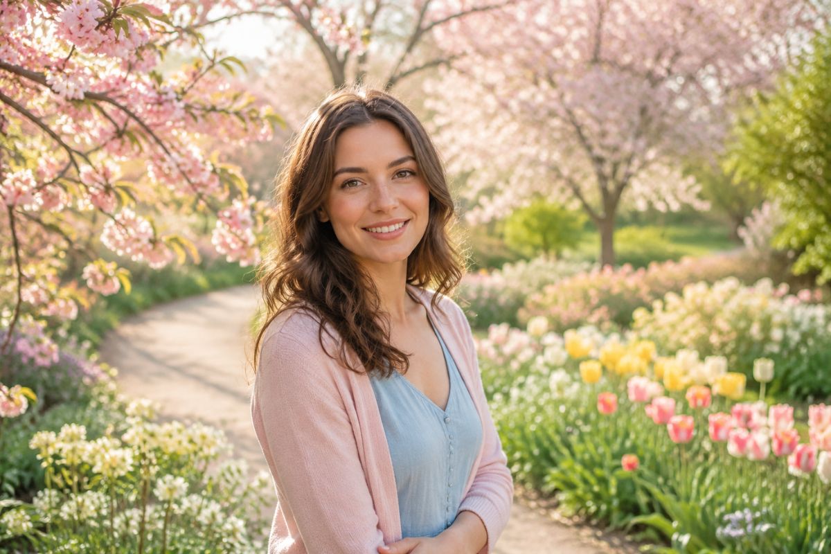 AI春 — 花咲く季節の風景